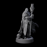 Three On Guard Death Knights Miniature for Dungeons and Dragons, Pathfinder or other TTRPGs