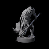 Three On Guard Death Knights Miniature for Dungeons and Dragons, Pathfinder or other TTRPGs