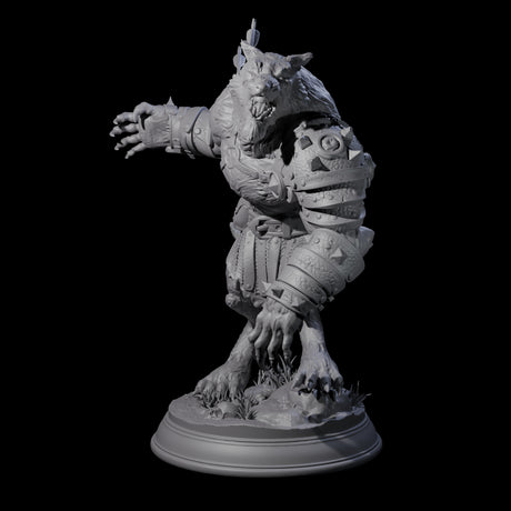 Three Out of Control Werewolves Miniature for Dungeons and Dragons, Pathfinder or other TTRPGs