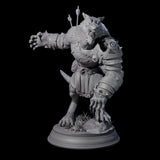 Three Out of Control Werewolves Miniature for Dungeons and Dragons, Pathfinder or other TTRPGs