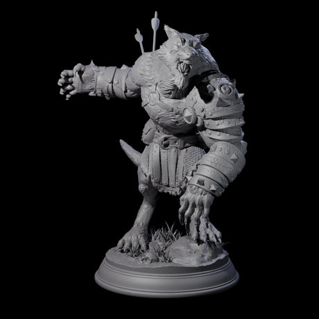 Three Out of Control Werewolves Miniature for Dungeons and Dragons, Pathfinder or other TTRPGs