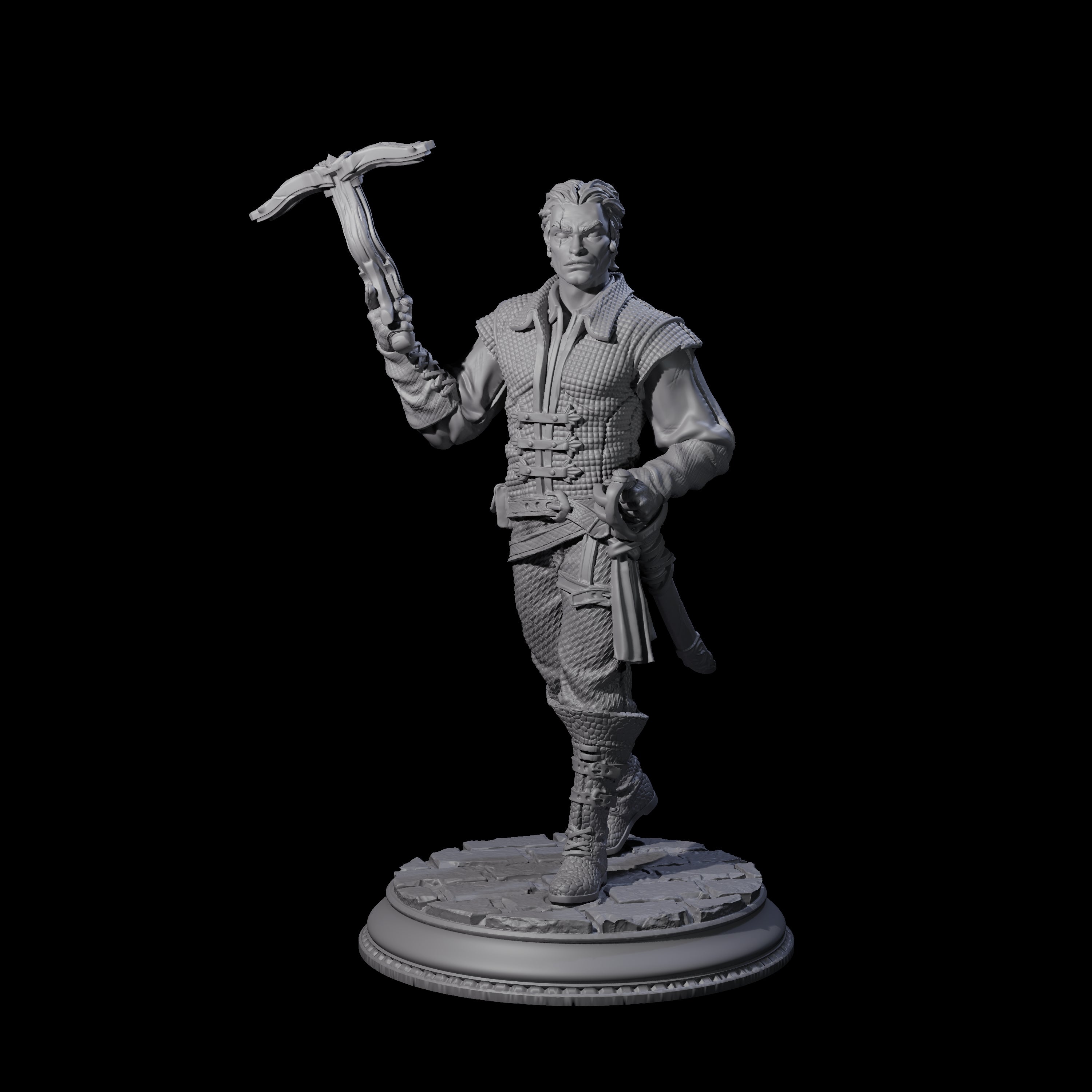 Three Pirate Enforcers Miniature for Dungeons and Dragons, Pathfinder or other TTRPGs