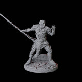 Three Poised Fighters Miniature for Dungeons and Dragons, Pathfinder or other TTRPGs