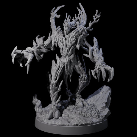 Three Proud Treant Protectors Miniature for Dungeons and Dragons, Pathfinder or other TTRPGs