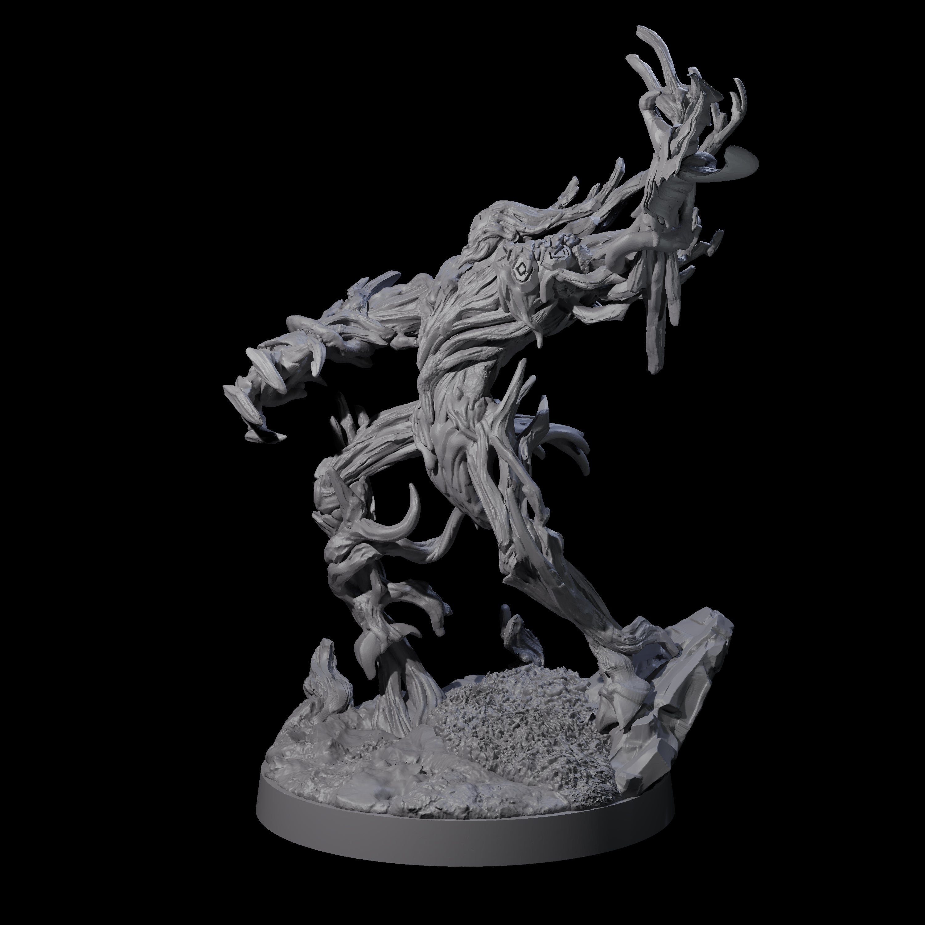 Three Proud Treant Protectors Miniature for Dungeons and Dragons, Pathfinder or other TTRPGs