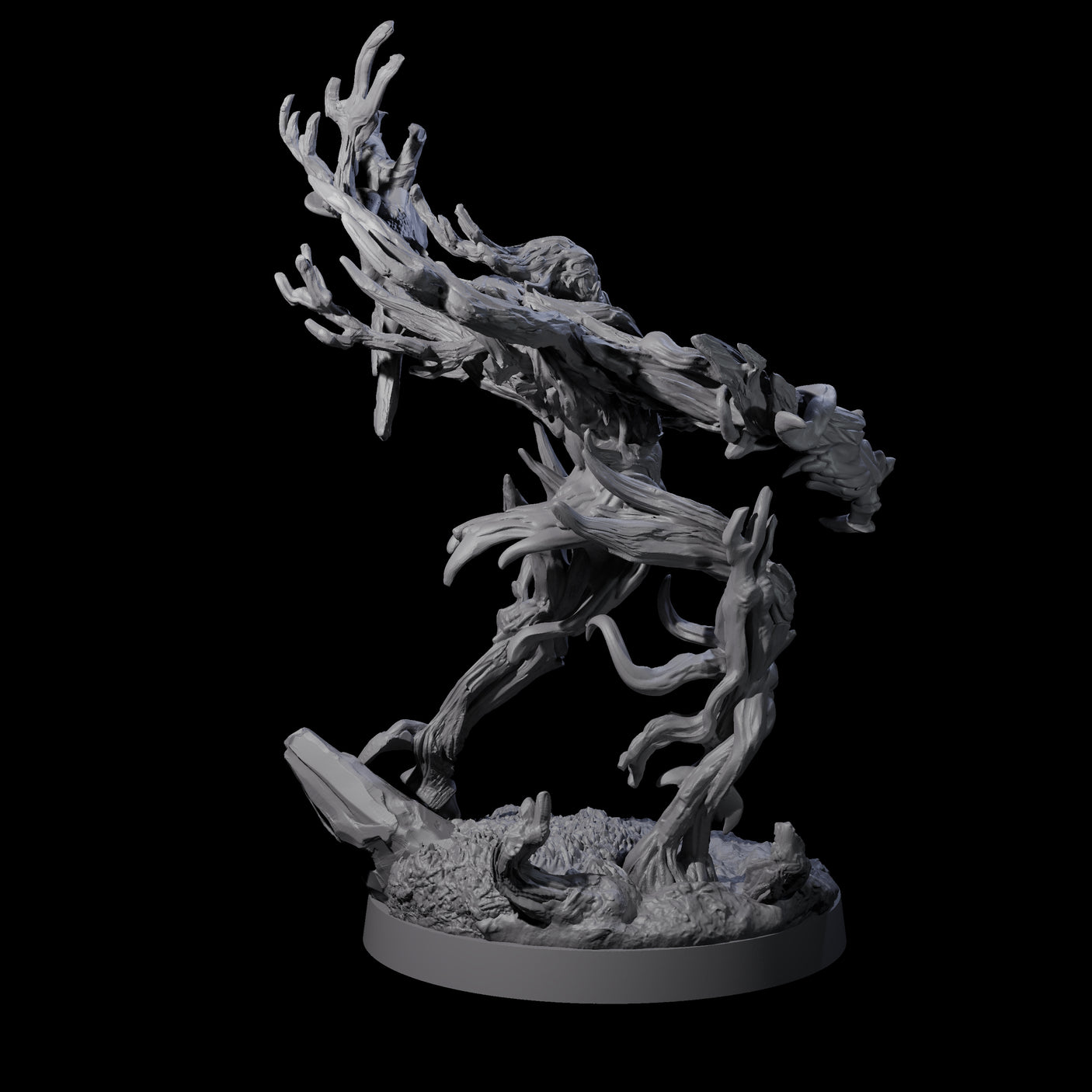Three Proud Treant Protectors Miniature for Dungeons and Dragons, Pathfinder or other TTRPGs
