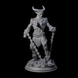 Three Raging Chained Devils Miniature for Dungeons and Dragons, Pathfinder or other TTRPGs