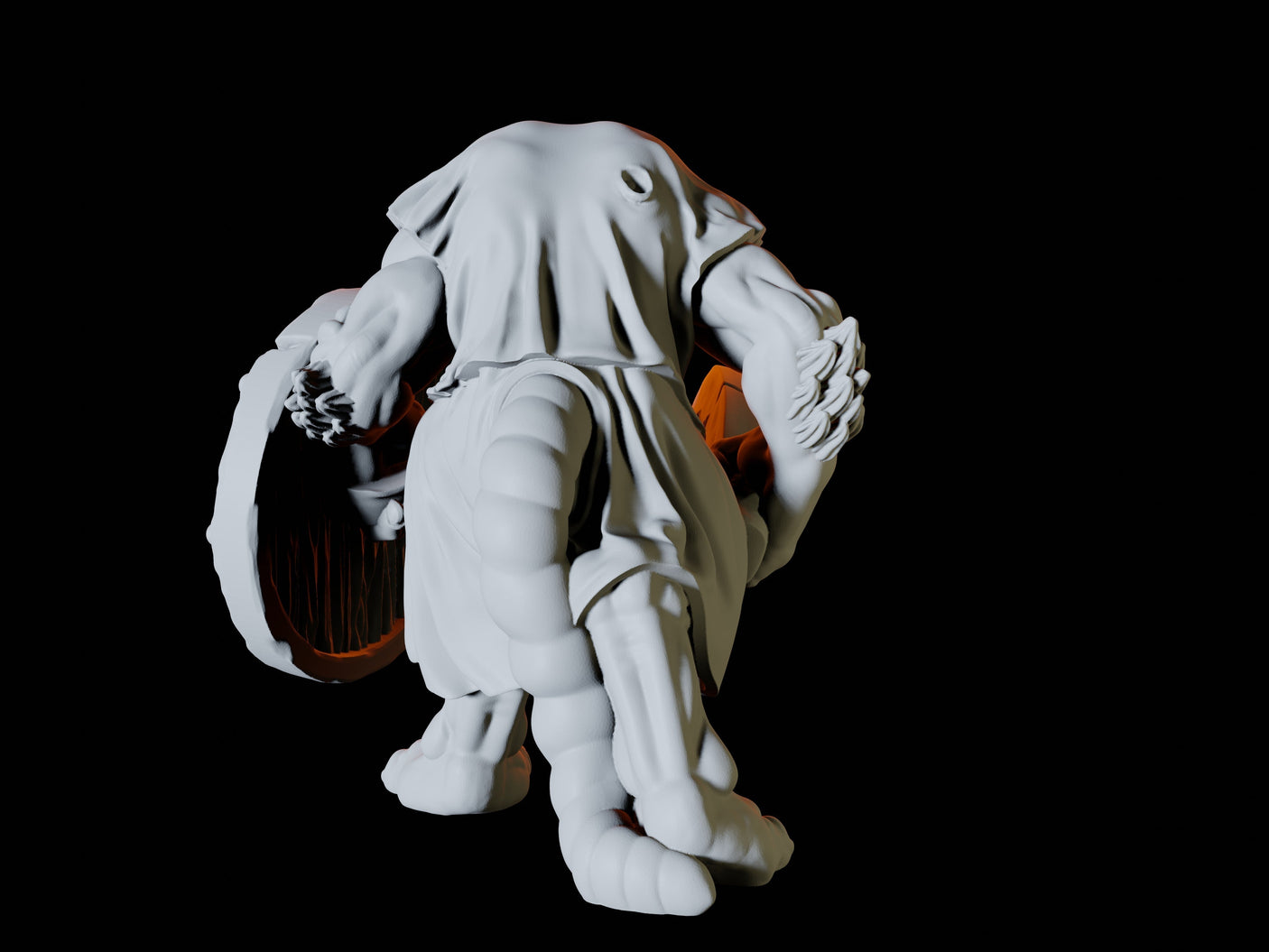 Three Ratfolk Warriors Miniature for Dungeons and Dragons, Pathfinder or other TTRPGs