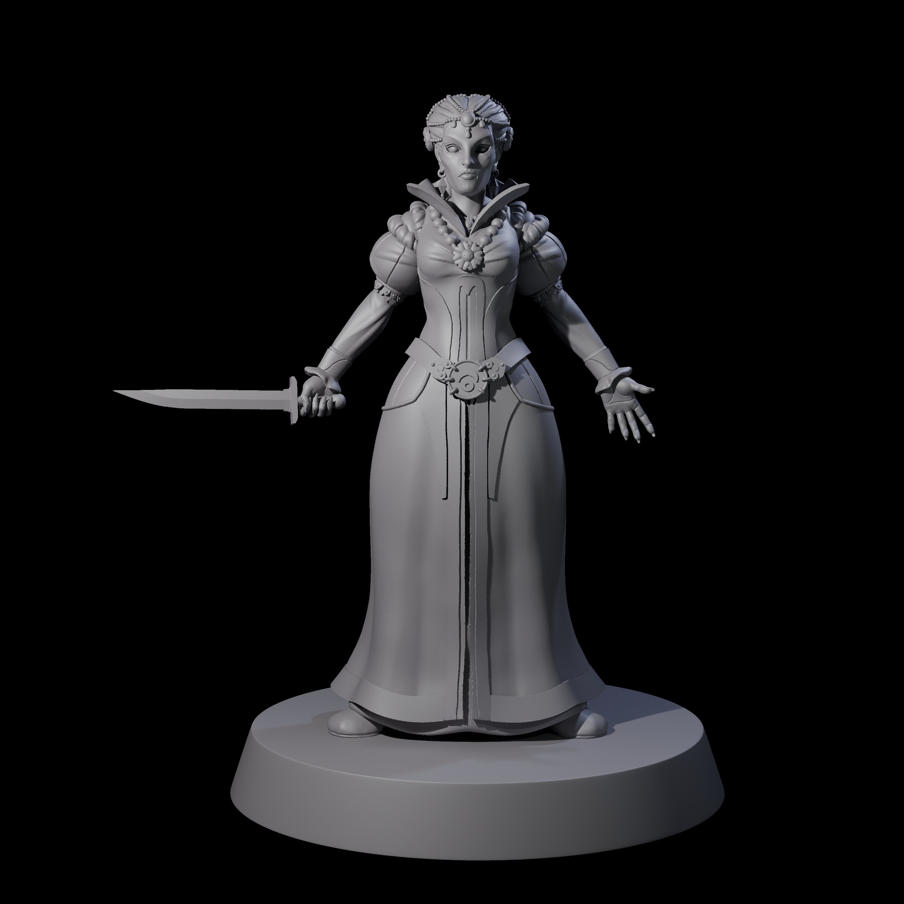 Three Rebellious Masked Citizens Miniature for Dungeons and Dragons, Pathfinder or other TTRPGs