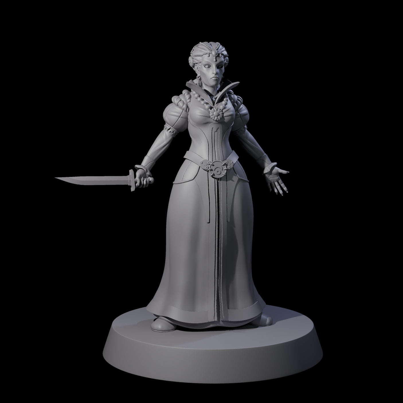 Three Rebellious Masked Citizens Miniature for Dungeons and Dragons, Pathfinder or other TTRPGs