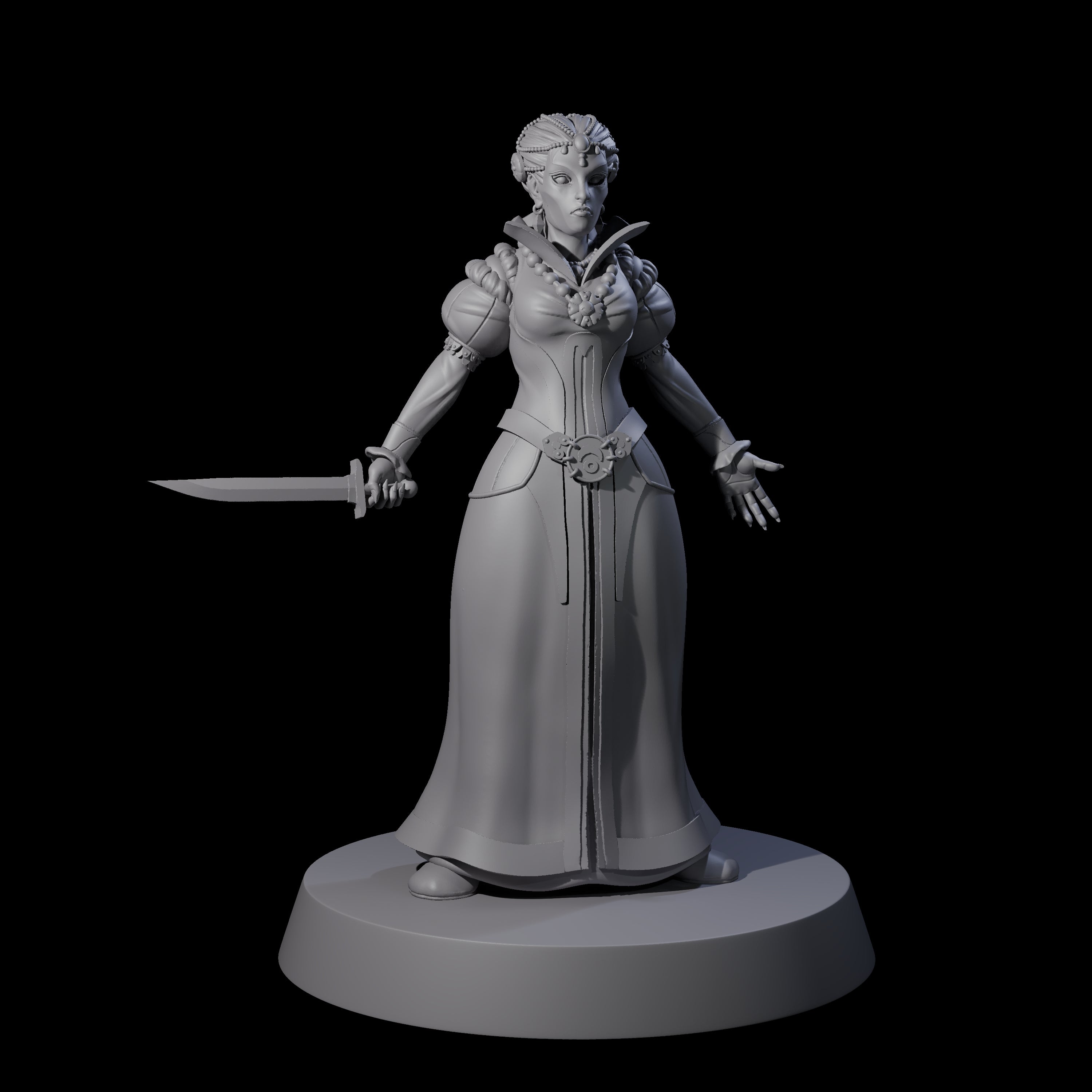 Three Rebellious Masked Citizens Miniature for Dungeons and Dragons, Pathfinder or other TTRPGs