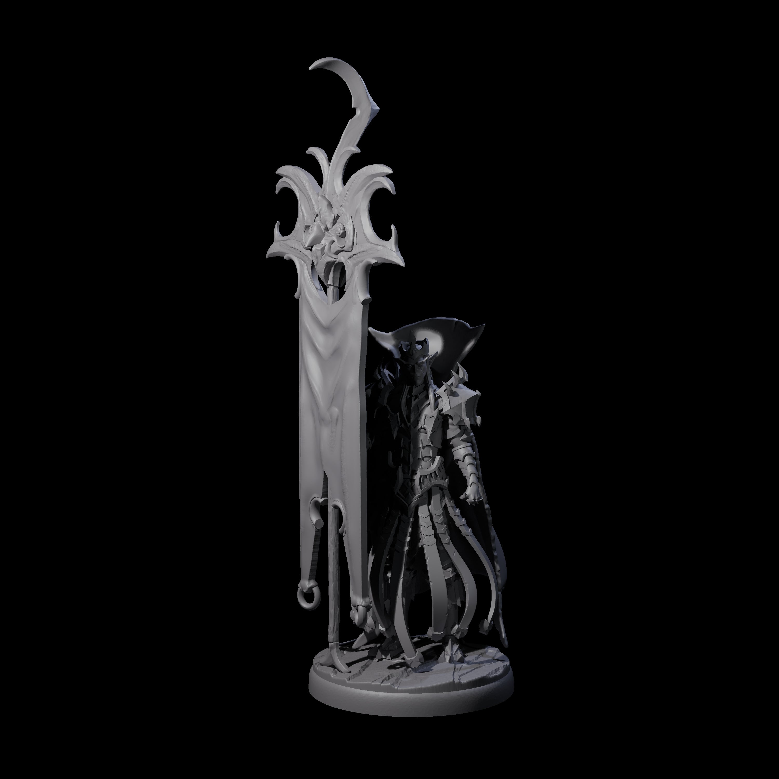 Three Righteous Bannermen Miniature for Dungeons and Dragons, Pathfinder or other TTRPGs
