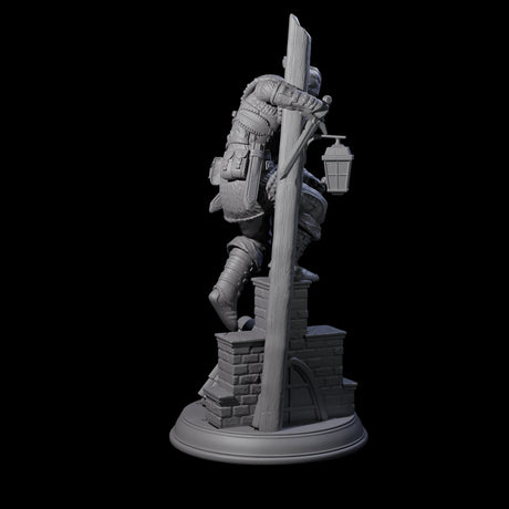 Three Rooftop Assassins Miniature for Dungeons and Dragons, Pathfinder or other TTRPGs