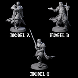 Three Rotting Princes Miniature for Dungeons and Dragons, Pathfinder or other TTRPGs
