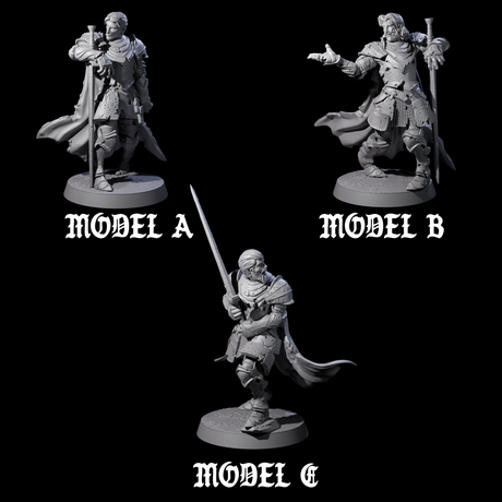 Three Rotting Princes Miniature for Dungeons and Dragons, Pathfinder or other TTRPGs