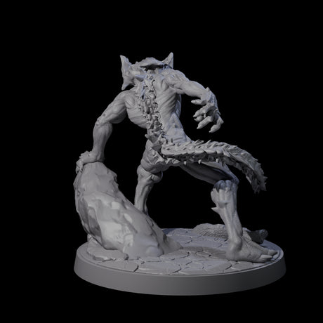 Three Shadowy Barghests Miniature for Dungeons and Dragons, Pathfinder or other TTRPGs