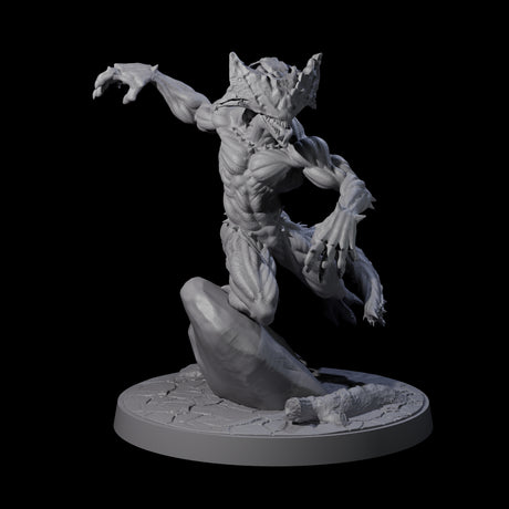 Three Shadowy Barghests Miniature for Dungeons and Dragons, Pathfinder or other TTRPGs