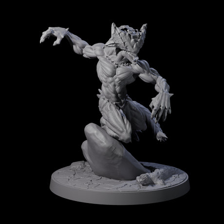 Three Shadowy Barghests Miniature for Dungeons and Dragons, Pathfinder or other TTRPGs