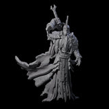 Three Sinister Graveknights Miniature for Dungeons and Dragons, Pathfinder or other TTRPGs