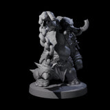 Three Sinuous Loxodon Gladiators Miniature for Dungeons and Dragons, Pathfinder or other TTRPGs
