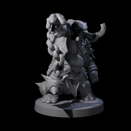 Three Sinuous Loxodon Gladiators Miniature for Dungeons and Dragons, Pathfinder or other TTRPGs