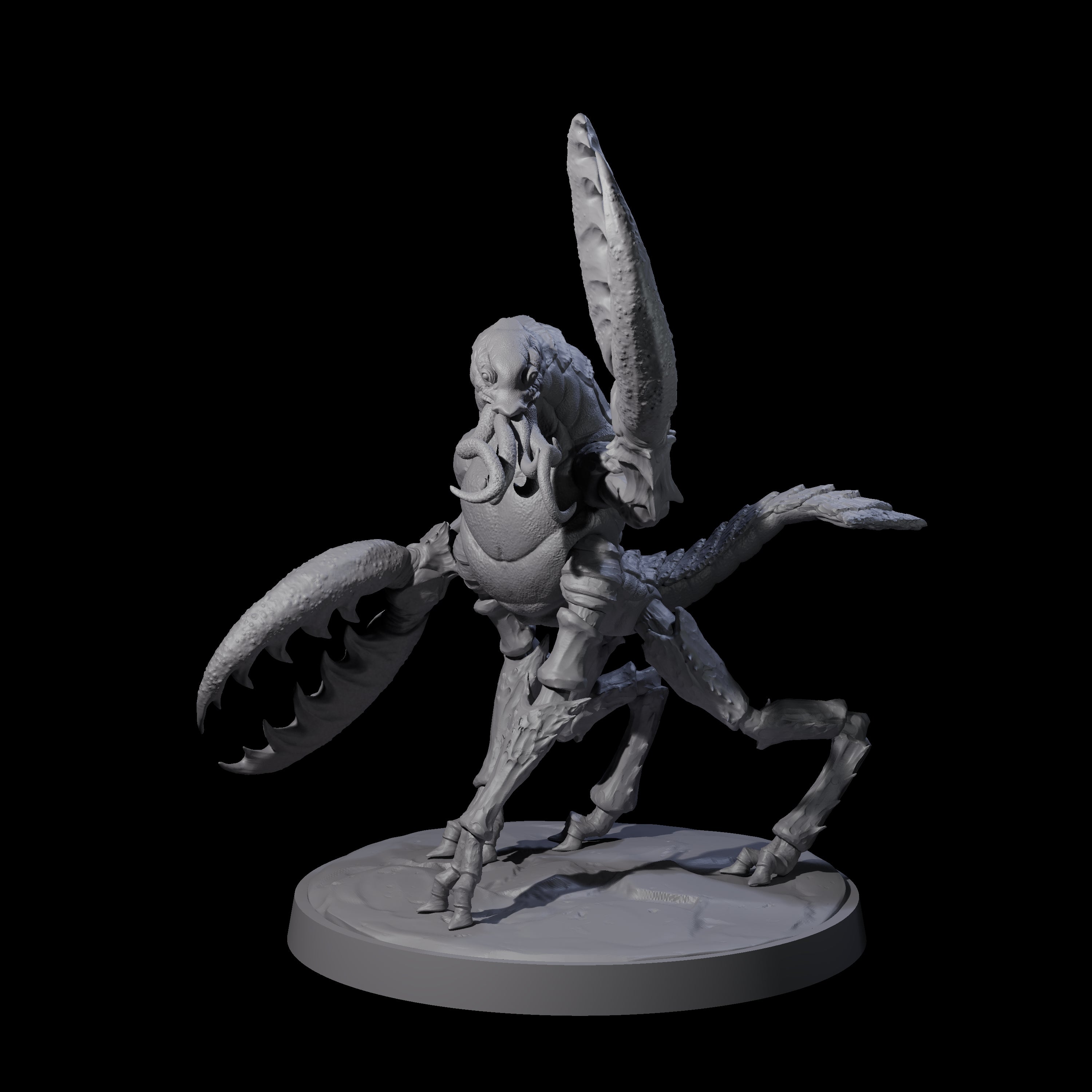 Three Slobbering Chuuls Miniature for Dungeons and Dragons, Pathfinder or other TTRPGs