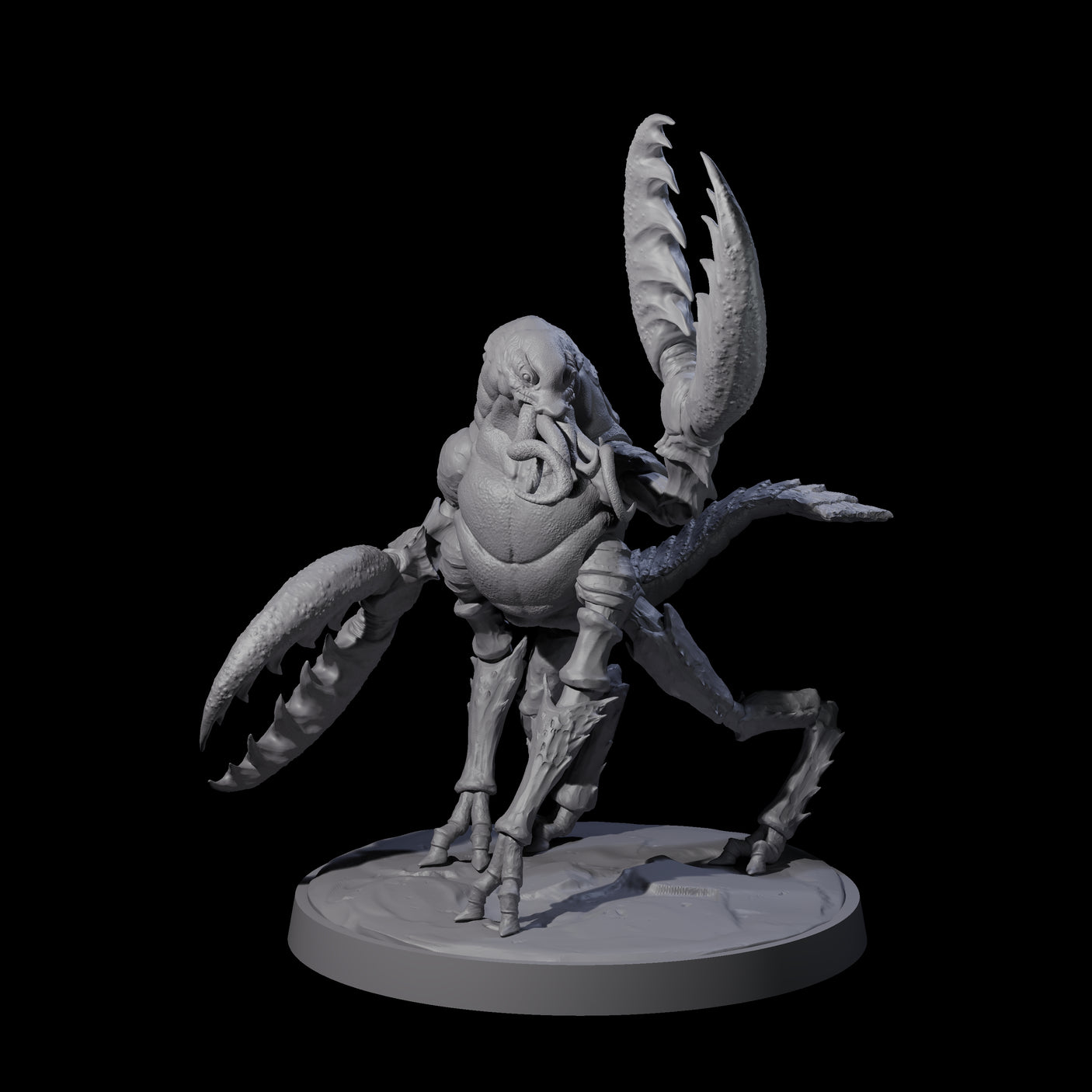 Three Slobbering Chuuls Miniature for Dungeons and Dragons, Pathfinder or other TTRPGs