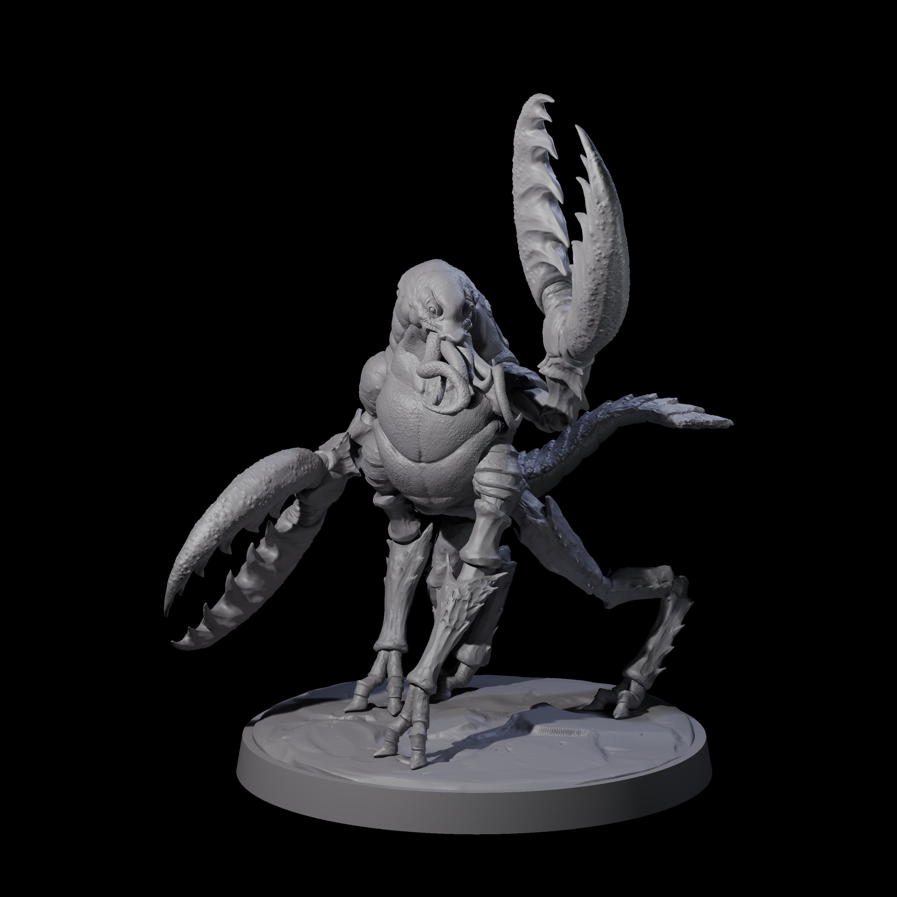 Three Slobbering Chuuls Miniature for Dungeons and Dragons, Pathfinder or other TTRPGs