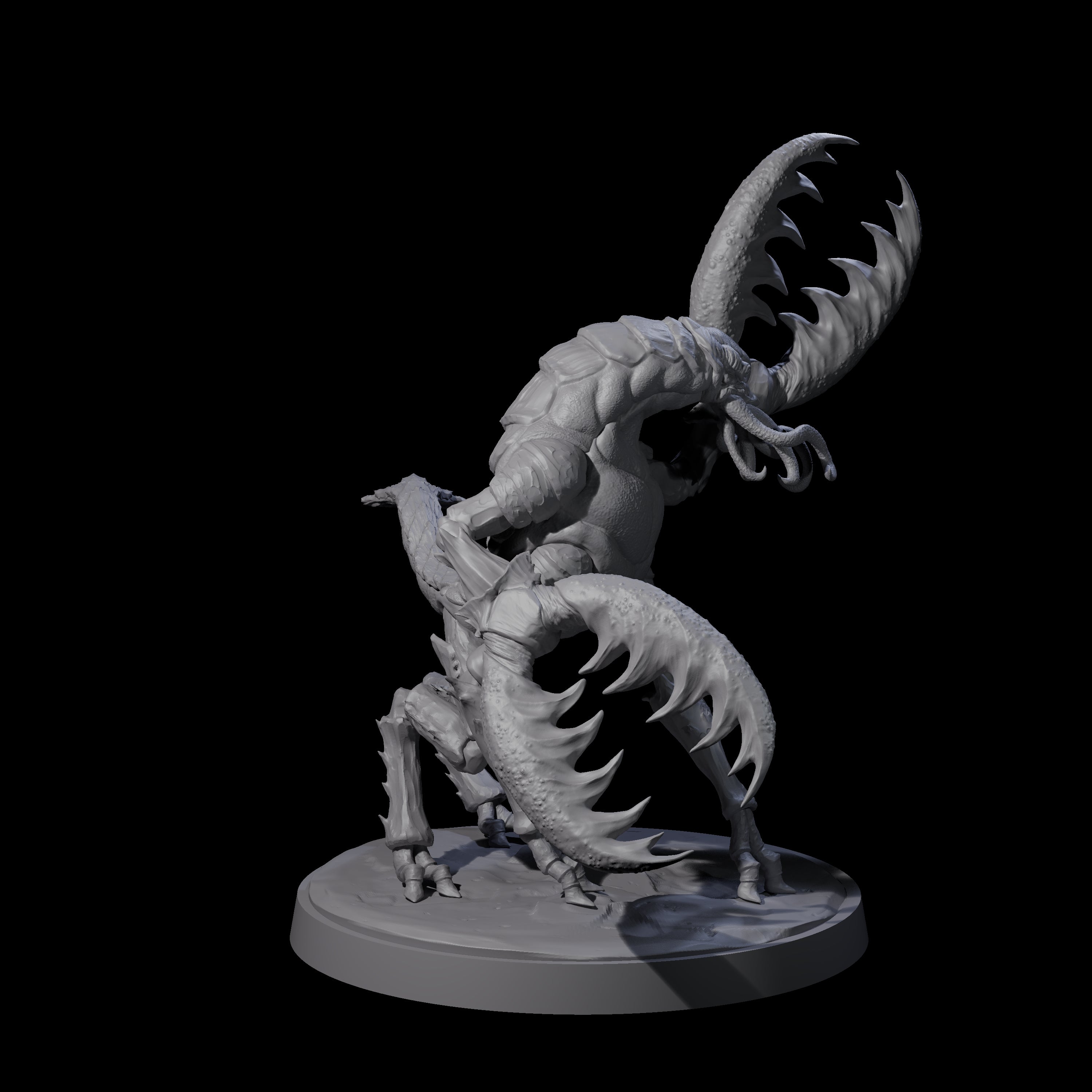 Three Slobbering Chuuls Miniature for Dungeons and Dragons, Pathfinder or other TTRPGs