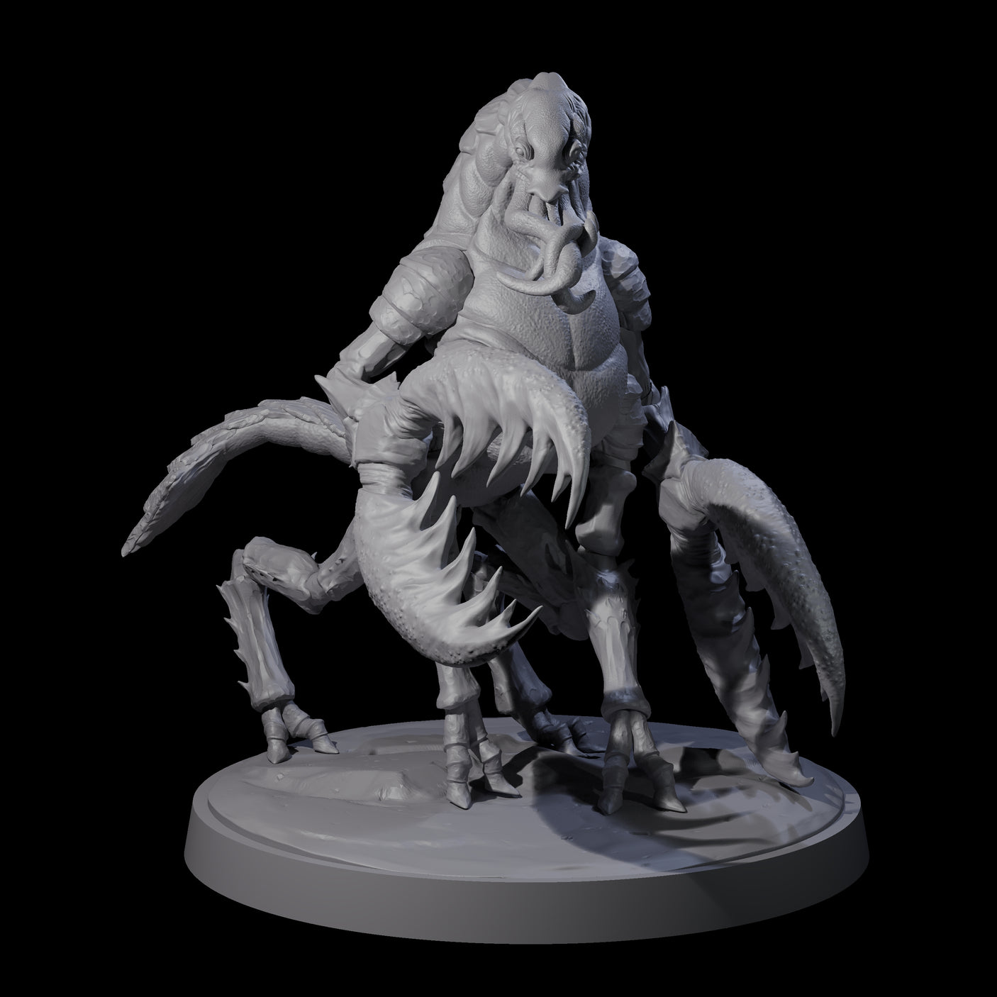 Three Slobbering Chuuls Miniature for Dungeons and Dragons, Pathfinder or other TTRPGs