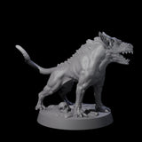 Three Snarling Goblin Dogs Miniature for Dungeons and Dragons, Pathfinder or other TTRPGs