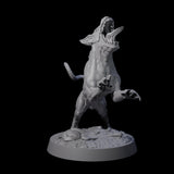 Three Snarling Goblin Dogs Miniature for Dungeons and Dragons, Pathfinder or other TTRPGs