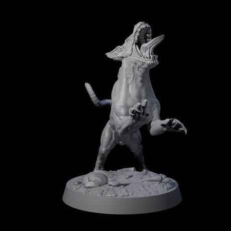 Three Snarling Goblin Dogs Miniature for Dungeons and Dragons, Pathfinder or other TTRPGs