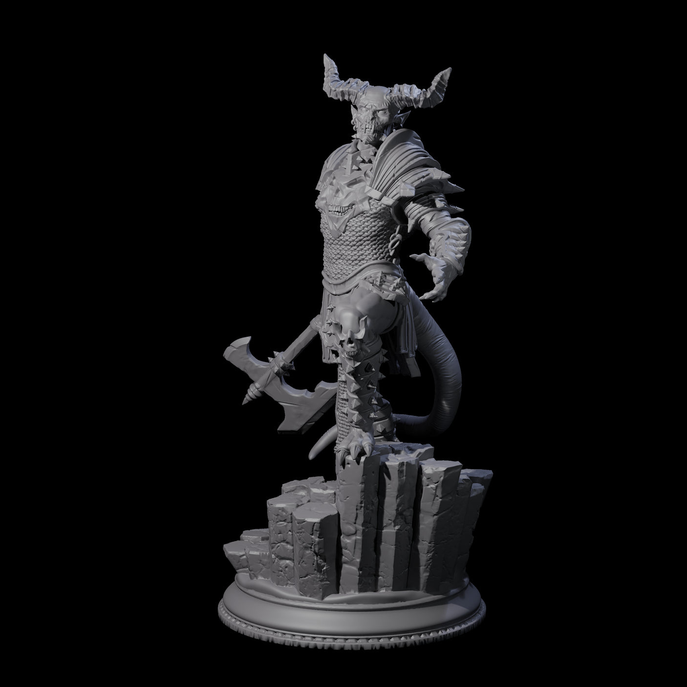 Three Snarling Vordines Miniature for Dungeons and Dragons, Pathfinder or other TTRPGs