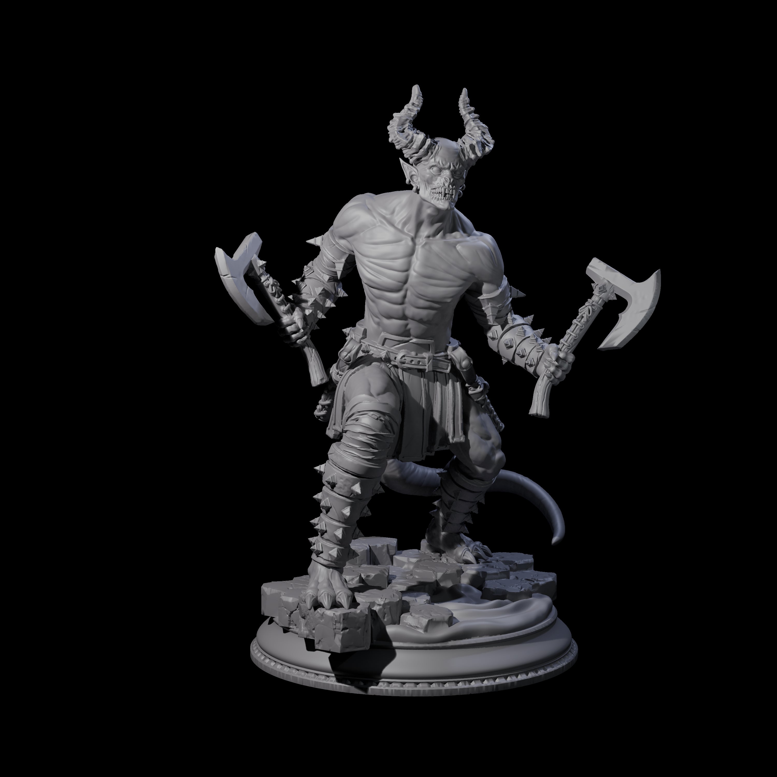 Three Snarling Vordines Miniature for Dungeons and Dragons, Pathfinder or other TTRPGs