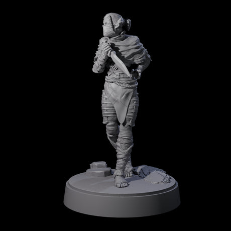 Three Sneaking Githyanki Rogues Miniature for Dungeons and Dragons, Pathfinder or other TTRPGs