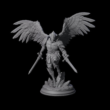 Three Soaring Devas Miniature for Dungeons and Dragons, Pathfinder or other TTRPGs