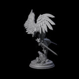 Three Soaring Devas Miniature for Dungeons and Dragons, Pathfinder or other TTRPGs