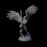 Three Soaring Devas Miniature for Dungeons and Dragons, Pathfinder or other TTRPGs
