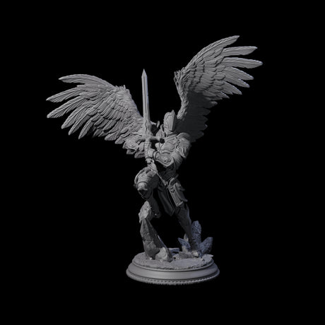 Three Soaring Devas Miniature for Dungeons and Dragons, Pathfinder or other TTRPGs