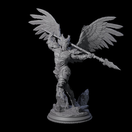 Three Soaring Devas Miniature for Dungeons and Dragons, Pathfinder or other TTRPGs