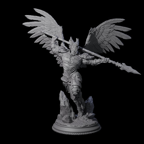 Three Soaring Devas Miniature for Dungeons and Dragons, Pathfinder or other TTRPGs