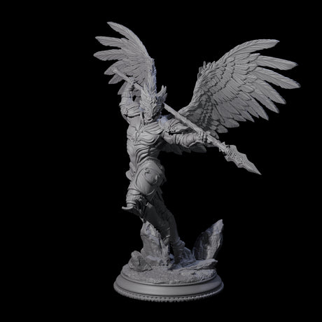 Three Soaring Devas Miniature for Dungeons and Dragons, Pathfinder or other TTRPGs