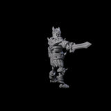 Three Spiky Skeleton Warriors Miniature for Dungeons and Dragons, Pathfinder or other TTRPGs