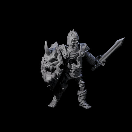 Three Spiky Skeleton Warriors Miniature for Dungeons and Dragons, Pathfinder or other TTRPGs