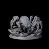 Three Spinning Giant Spiders Miniature for Dungeons and Dragons, Pathfinder or other TTRPGs