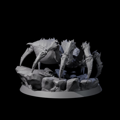 Three Spinning Giant Spiders Miniature for Dungeons and Dragons, Pathfinder or other TTRPGs