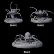 Three Spinning Web Cave Spiders Miniature for Dungeons and Dragons, Pathfinder or other TTRPGs