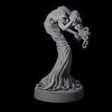 Three Spiny Mind Flayers Miniature for Dungeons and Dragons, Pathfinder or other TTRPGs