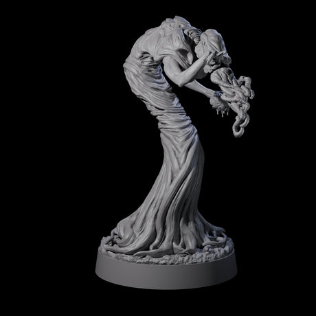 Three Spiny Mind Flayers Miniature for Dungeons and Dragons, Pathfinder or other TTRPGs